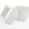 10 x 10 x 8" White Bakery Boxes with Window Pastry Boxes for Cakes, Cookies and Desserts